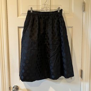 Hand Crafted Black A-Line Skirt